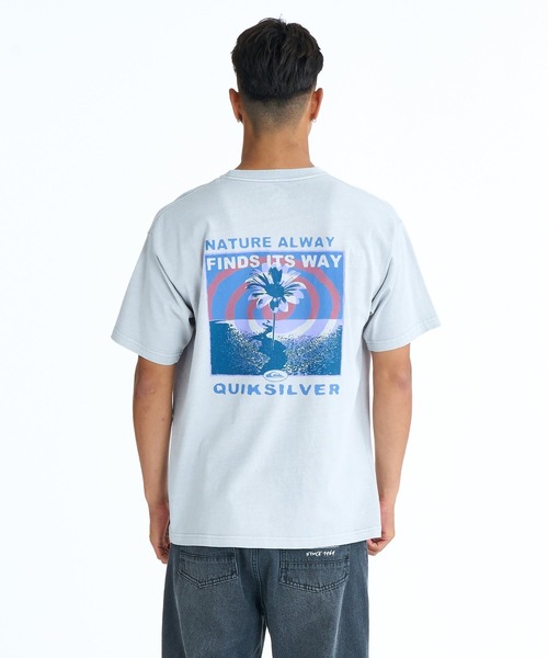 Quiksilver（クイックシルバー）の「QUIKSILVER メンズ PG UPSIDE DOWN ST Tシャツ 【2026年春夏モデル】（Tシャツ/カットソー・メンズ・グレー/ブラック・LARGE/MEDIUM）」の2枚目の写真