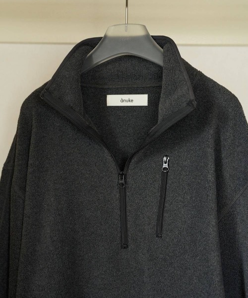 anuke(アンヌーク)の「anuke Fleece 2way Onepiece フリース2Wayワンピース/62620307(ワンピース・レディース・チャコールグレー・38/36)」の4枚目の写真