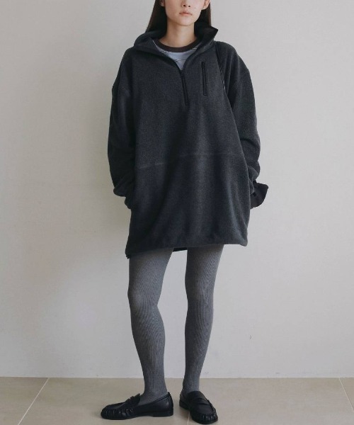 anuke(アンヌーク)の「anuke Fleece 2way Onepiece フリース2Wayワンピース/62620307(ワンピース・レディース・チャコールグレー・38/36)」の8枚目の写真