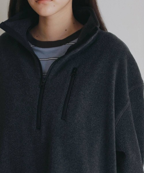 anuke(アンヌーク)の「anuke Fleece 2way Onepiece フリース2Wayワンピース/62620307(ワンピース・レディース・チャコールグレー・38/36)」の10枚目の写真