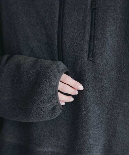 anuke(アンヌーク)の「anuke Fleece 2way Onepiece フリース2Wayワンピース/62620307(ワンピース・レディース・チャコールグレー・38/36)」の14枚目の写真