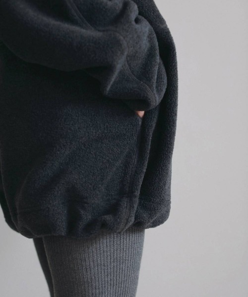 anuke(アンヌーク)の「anuke Fleece 2way Onepiece フリース2Wayワンピース/62620307(ワンピース・レディース・チャコールグレー・38/36)」の13枚目の写真