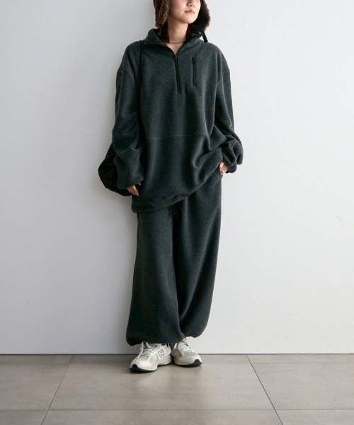 anuke(アンヌーク)の「anuke Fleece 2way Onepiece フリース2Wayワンピース/62620307(ワンピース・レディース・チャコールグレー・38/36)」の7枚目の写真