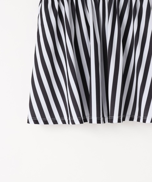 LOWRYS FARM（ローリーズファーム）の「ＳＷＩＭ／ストライプＳＥＴ　 661573（水着・キッズ・ブラック/ベージュ・110cm/130cm/120cm）」の8枚目の写真