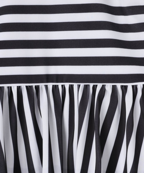 LOWRYS FARM（ローリーズファーム）の「ＳＷＩＭ／ストライプＳＥＴ　 661573（水着・キッズ・ブラック/ベージュ・110cm/130cm/120cm）」の9枚目の写真