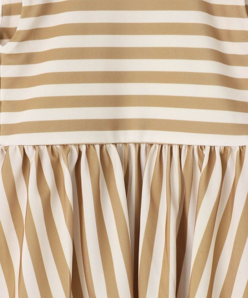 LOWRYS FARM（ローリーズファーム）の「ＳＷＩＭ／ストライプＳＥＴ　 661573（水着・キッズ・ブラック/ベージュ・110cm/130cm/120cm）」の3枚目の写真