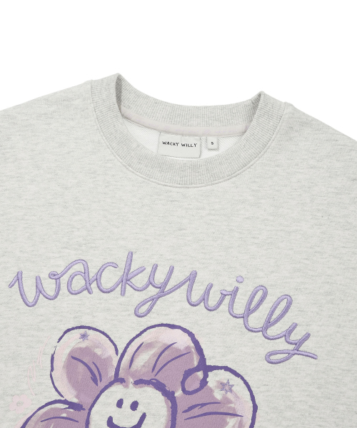 Wacky WiLLy（ワッキーウィリー）の「[26SS] ウィメンズビッグリリーグラフィックスウェットオートミール（スウェット・レディース・その他・MEDIUM/SMALL）」の4枚目の写真