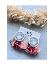 【Lily accessory】インド刺繡イヤリング(MA)