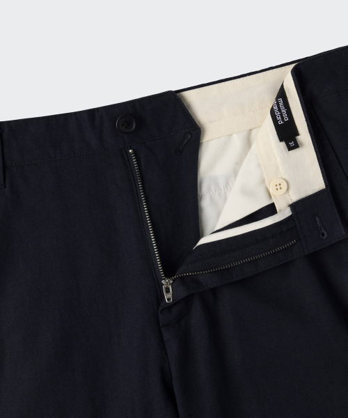 MUSINSA STANDARD（ムシンサスタンダード）の「[シティワーカーズ] リネンブレンドテーパードパンツ [ネイビー]（その他パンツ・メンズ・その他・26/27/28/29/30/31/32/33/34/36/38/40/42）」の6枚目の写真