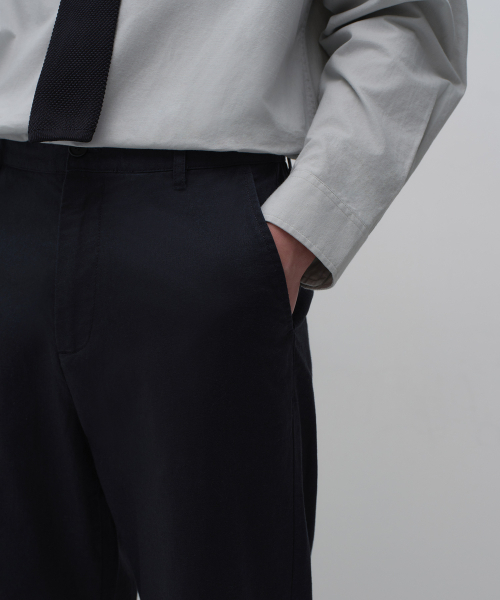 MUSINSA STANDARD（ムシンサスタンダード）の「[シティワーカーズ] リネンブレンドテーパードパンツ [ネイビー]（その他パンツ・メンズ・その他・26/27/28/29/30/31/32/33/34/36/38/40/42）」の7枚目の写真