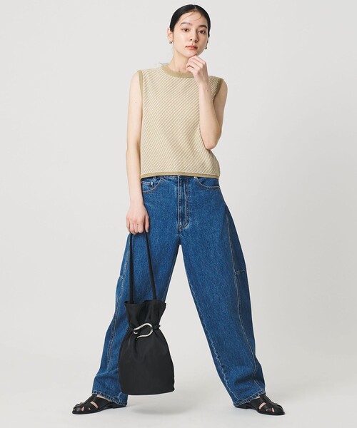 LE VERNIS（ル・ベルニ）の「＜LE VERNIS＞Poire バケット ショルダーバッグ M（ショルダーバッグ・レディース・ブラック・FREE）」の3枚目の写真