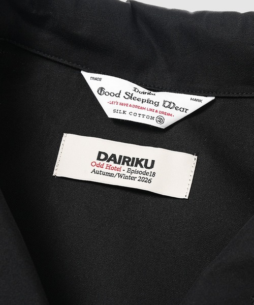 DAIRIKU(ダイリク)の「"Good Sleeping Wear" Silk Cotton Shirt JKT(シャツ/ブラウス・メンズ・ブラック・M/L)」の5枚目の写真