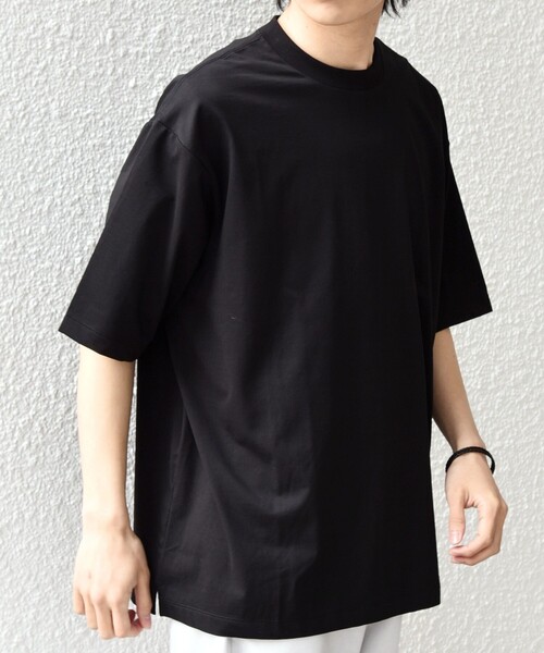 SHIPS any(シップス エニィ)の「SHIPS any:〈遮熱〉SOLAMENT(R) クルーネック リラックス Tシャツ◇(Tシャツ/カットソー・メンズ・チャコールグレー/ブラック/ホワイト・X-LARGE/LARGE/MEDIUM)」の1枚目の写真