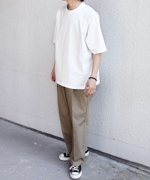 SHIPS any(シップス エニィ)の「SHIPS any:〈遮熱〉SOLAMENT(R) クルーネック リラックス Tシャツ◇(Tシャツ/カットソー・メンズ・チャコールグレー/ブラック/ホワイト・X-LARGE/LARGE/MEDIUM)」の8枚目の写真