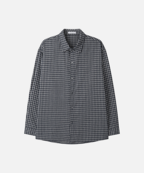 DRAW FIT（ドローフィット）の「テオグリッドチェックシャツ[NAVY]（シャツ/ブラウス・メンズ・その他・M/L/XL）」の4枚目の写真