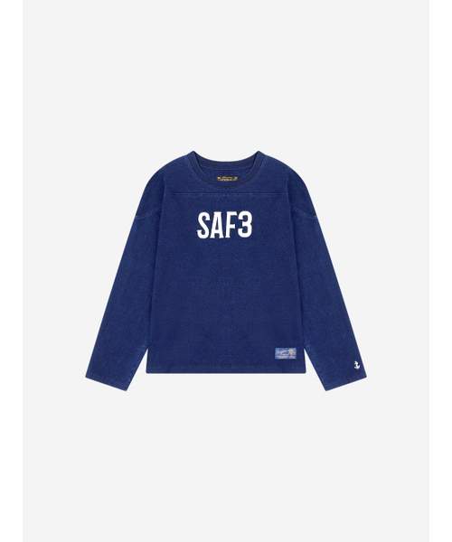 SAFARISPOT(サファリスポット)の「1/2 レギオンモータースクラブ インディゴデニムロングスリーブ(Tシャツ/カットソー・レディース・その他・1)」の1枚目の写真