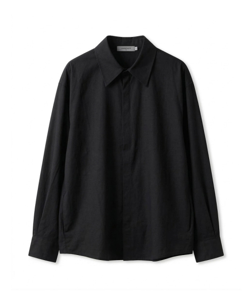 UNDEROFF(アンダーオフ)の「オーバーサイズストレッチクロップシャツアイボリー(シャツ/ブラウス・メンズ・アイボリー・MEDIUM/LARGE/X-LARGE)」の3枚目の写真