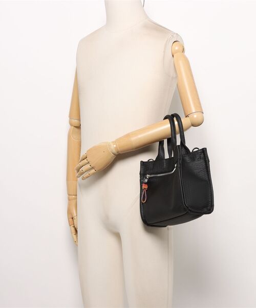 MANIUNO(マニウノ) ECCO LEATHER スクエアミニトート（S）（トート