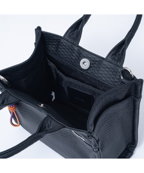 MANIUNO(マニウノ) ECCO LEATHER スクエアミニトート（S）（トート