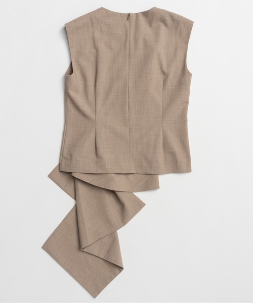 PRANK PROJECT(プランクプロジェクト)の「【2026Summer Pre-Order】ドレッシートップス / Architect Sleeveless Top(シャツ/ブラウス・レディース・ベージュ/ホワイト・FREE)」の16枚目の写真