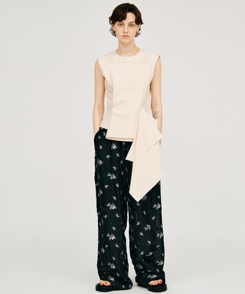 PRANK PROJECT(プランクプロジェクト)の「【2026Summer Pre-Order】ドレッシートップス / Architect Sleeveless Top(シャツ/ブラウス・レディース・ベージュ/ホワイト・FREE)」の3枚目の写真
