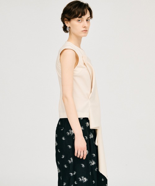 PRANK PROJECT(プランクプロジェクト)の「【2026Summer Pre-Order】ドレッシートップス / Architect Sleeveless Top(シャツ/ブラウス・レディース・ベージュ/ホワイト・FREE)」の9枚目の写真