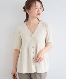 le.coeur blanc | TORRAZZO DONNA別注フレアラインリブニット(ニット/セーター)