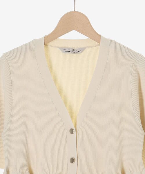 le.coeur blanc（ルクールブラン）の「TORRAZZO DONNA別注フレアラインリブニット（ニット/セーター・レディース・アイボリー/グリーン/ブラック・38）」の12枚目の写真