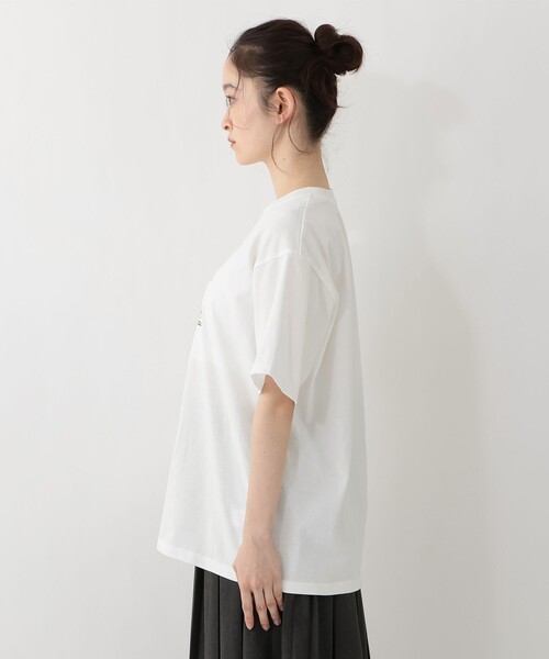 Afternoon Tea(アフタヌーンティー)の「Tシャツ/ベイキング/YEYE(Tシャツ/カットソー・レディース・オフホワイト/ライトイエロー・MEDIUM)」の4枚目の写真