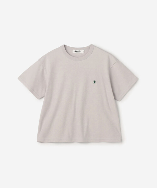 GYMPHLEX（ジムフレックス）の「Gymphlex | スムースコットン コンパクトTシャツ WOMEN（Tシャツ/カットソー・レディース・ライトグレー/チャコール/ライトグリーン・14）」の12枚目の写真