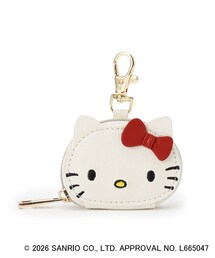 ハローキティコラボ（ハローキティコラボ）の「【ハローキティ】フェイスチャームポーチ（ポーチ）」