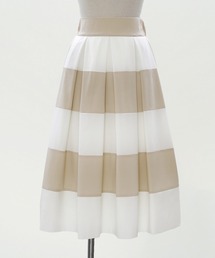 &BLOOM（アンドブルーム）の「ボーダー タック スカート ＆BLOOM（アンドブルーム）（スカート）」