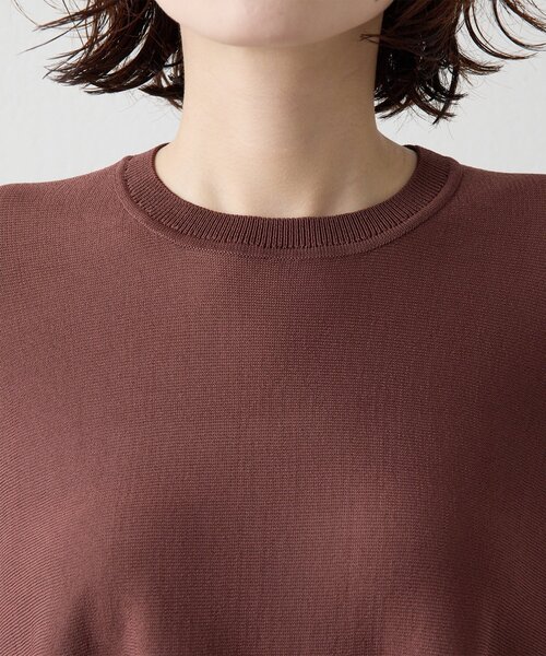Drawing Numbers 25AW クルー裾ラウンドニット 38 ネイビー 25AW ドローイングナンバーズ クルー裾ラウンドニット ネイビー サイズ