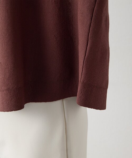 Drawing Numbers クルー裾ラウンドニット2024AW Drawing Numbers クルー裾ラウンドニット2024AW 【公式通販】