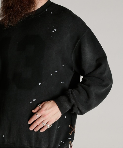 Schott（ショット）の「Schott/ショット/ASING CREW SWEAT “13”/エイジング クルー スウェット "13"（スウェット・メンズ・ブラック/ネイビー/ダークグリーン・M/L/XL/2XL）」の17枚目の写真