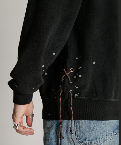 Schott（ショット）の「Schott/ショット/ASING CREW SWEAT “13”/エイジング クルー スウェット "13"（スウェット・メンズ・ブラック/ネイビー/ダークグリーン・M/L/XL/2XL）」の14枚目の写真
