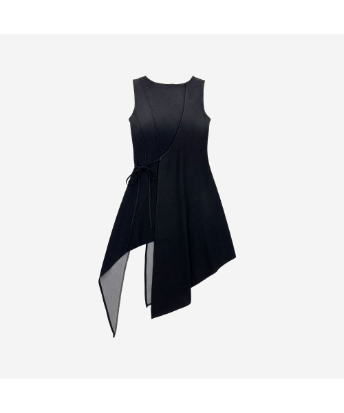 BLR（ビーエルアール）の「Unbalanced Gradation One-Piece Black（ワンピース・レディース・その他・SMALL/MEDIUM）」の2枚目の写真