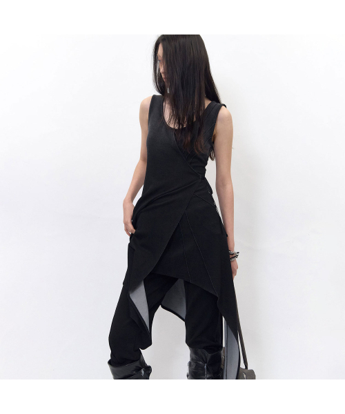 BLR（ビーエルアール）の「Unbalanced Gradation One-Piece Black（ワンピース・レディース・その他・SMALL/MEDIUM）」の3枚目の写真