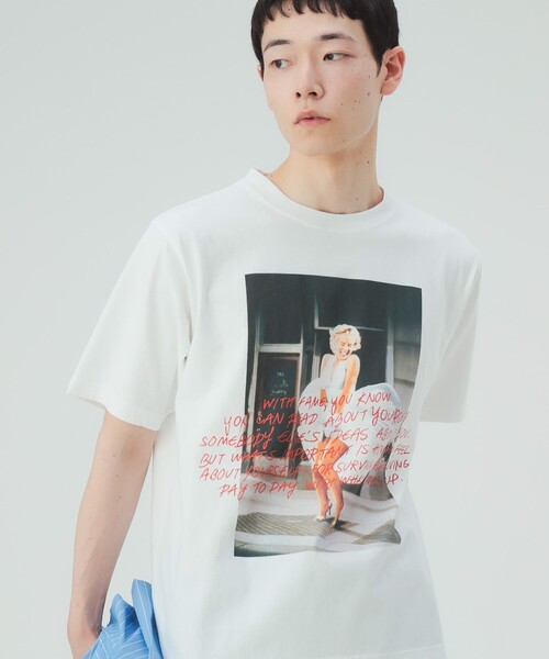 BEAMS HEART(ビームスハート)の「【6/18値下げ】マリリン・モンロー フォト メッセージ Tシャツ(ユニセックス)(Tシャツ/カットソー・メンズ・ホワイト系その他2/ホワイト・MEDIUM/SMALL/LARGE)」の9枚目の写真