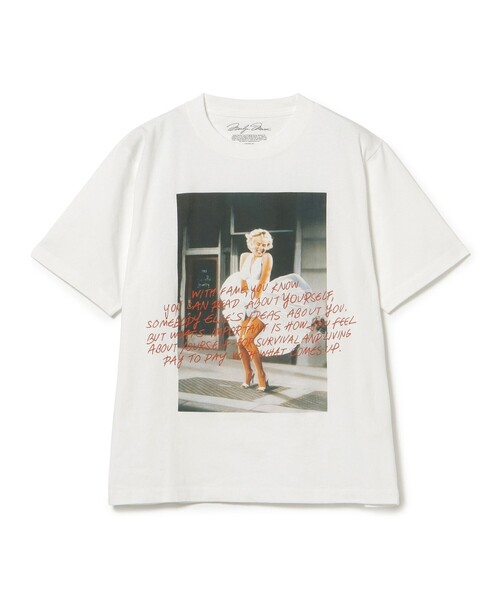 BEAMS HEART(ビームスハート)の「【6/18値下げ】マリリン・モンロー フォト メッセージ Tシャツ(ユニセックス)(Tシャツ/カットソー・メンズ・ホワイト系その他2/ホワイト・MEDIUM/SMALL/LARGE)」の14枚目の写真