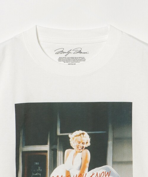 BEAMS HEART(ビームスハート)の「【6/18値下げ】マリリン・モンロー フォト メッセージ Tシャツ(ユニセックス)(Tシャツ/カットソー・メンズ・ホワイト系その他2/ホワイト・MEDIUM/SMALL/LARGE)」の15枚目の写真