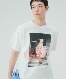 【6/18値下げ】マリリン・モンロー フォト メッセージ Tシャツ（ユニセックス）