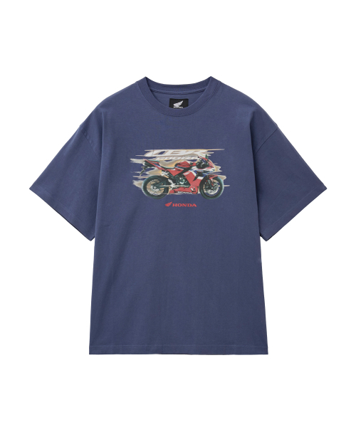 PHYPS MOTORCYCLE(フィップスモーターサイクル)の「CBR 600RR Short Sleeve Blue(Tシャツ/カットソー・レディース・その他・SMALL/MEDIUM/LARGE/X-LARGE)」の1枚目の写真
