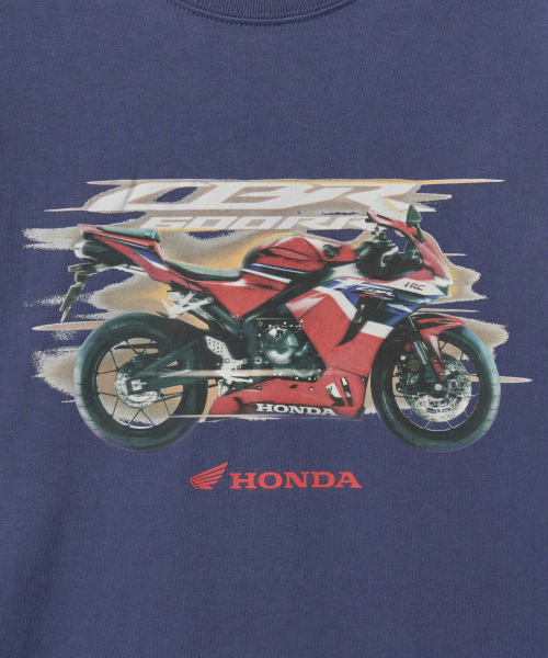 PHYPS MOTORCYCLE(フィップスモーターサイクル)の「CBR 600RR Short Sleeve Blue(Tシャツ/カットソー・レディース・その他・SMALL/MEDIUM/LARGE/X-LARGE)」の4枚目の写真
