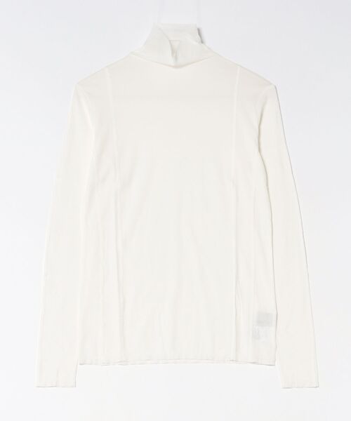 VERSEAU（ヴェルソー）の「カットオフシアーロンT（Tシャツ/カットソー・レディース・ブラック/グレー系その他/オフホワイト・FREE）」の2枚目の写真
