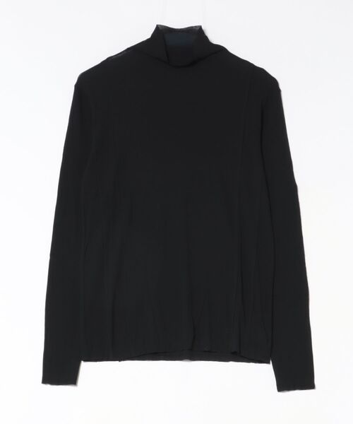 VERSEAU（ヴェルソー）の「カットオフシアーロンT（Tシャツ/カットソー・レディース・ブラック/グレー系その他/オフホワイト・FREE）」の3枚目の写真