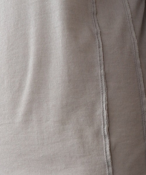 VERSEAU（ヴェルソー）の「カットオフシアーロンT（Tシャツ/カットソー・レディース・ブラック/グレー系その他/オフホワイト・FREE）」の7枚目の写真