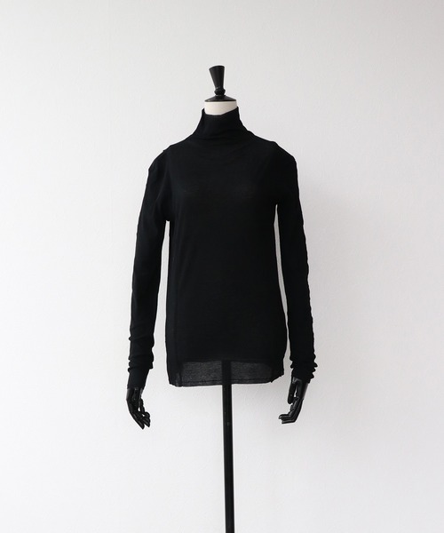 VERSEAU（ヴェルソー）の「カットオフシアーロンT（Tシャツ/カットソー・レディース・ブラック/グレー系その他/オフホワイト・FREE）」の12枚目の写真