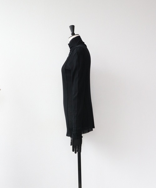 VERSEAU（ヴェルソー）の「カットオフシアーロンT（Tシャツ/カットソー・レディース・ブラック/グレー系その他/オフホワイト・FREE）」の13枚目の写真