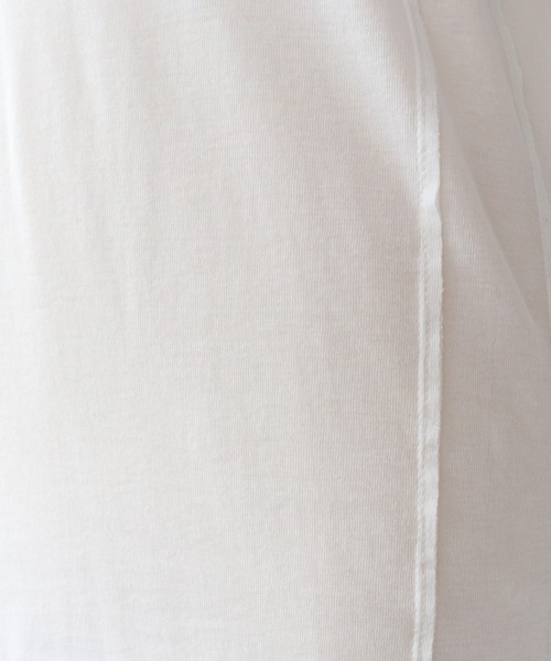 VERSEAU（ヴェルソー）の「カットオフシアーロンT（Tシャツ/カットソー・レディース・ブラック/グレー系その他/オフホワイト・FREE）」の11枚目の写真